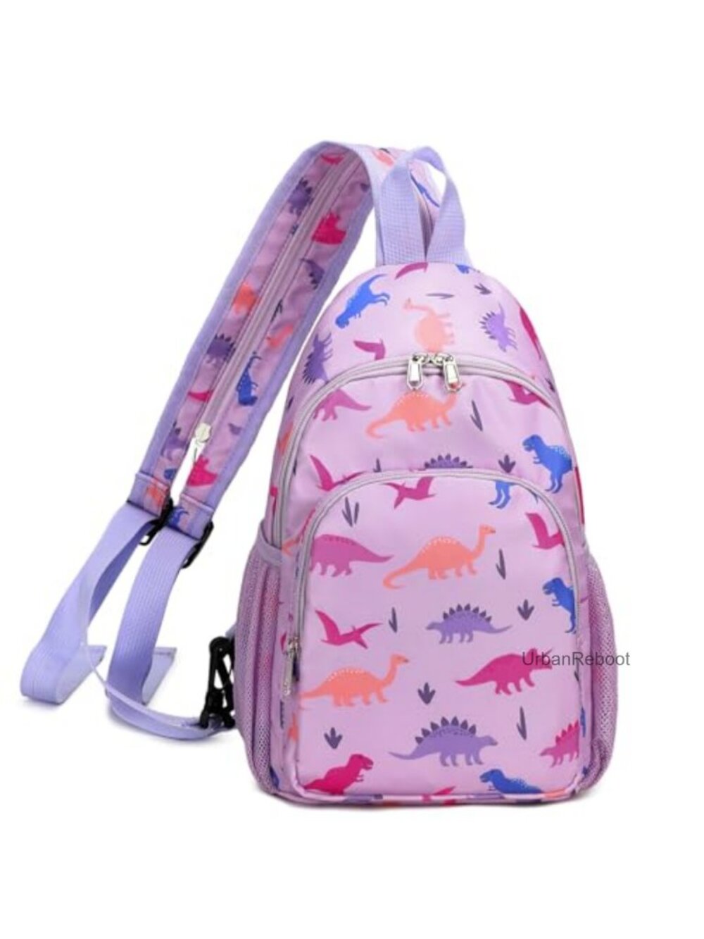 Kids Dinosaur Crossbody Sling Bag Mini Purse Chest Backpack for Girls